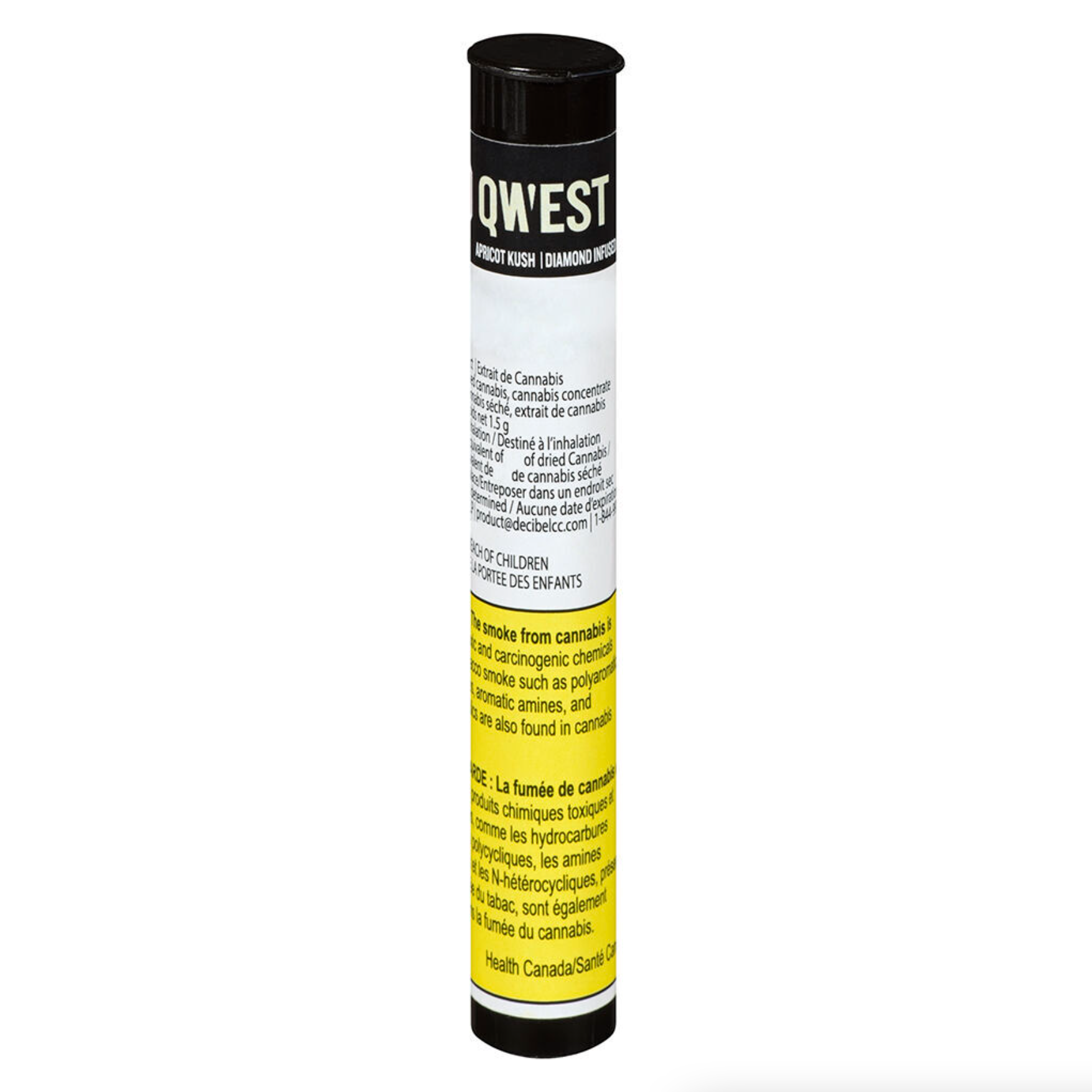 QWEST CANNABIS Apricot Kush Diamond Infused PreRolls 1.5g 3pack Leafly